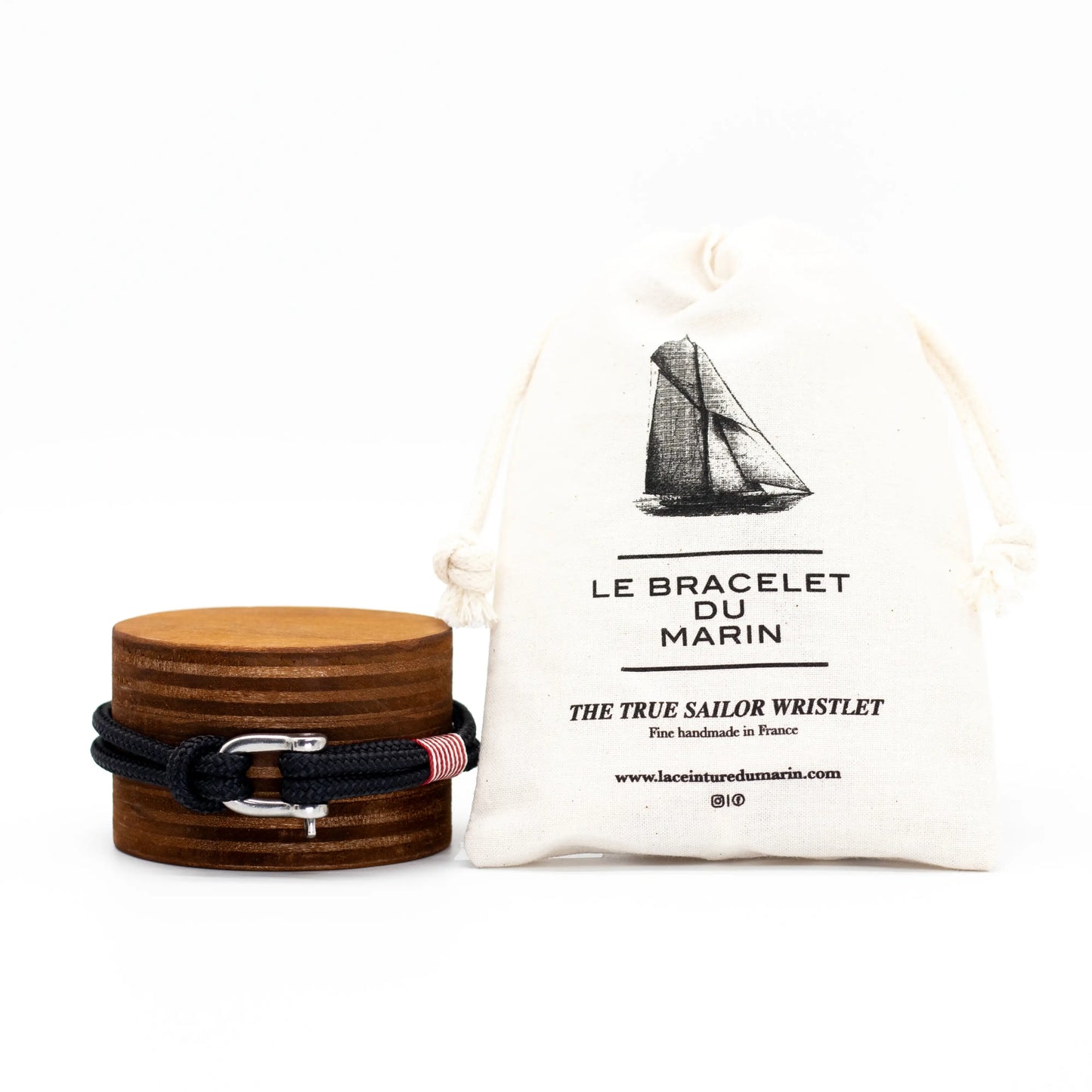 Bracelet en corde de bateau made in france