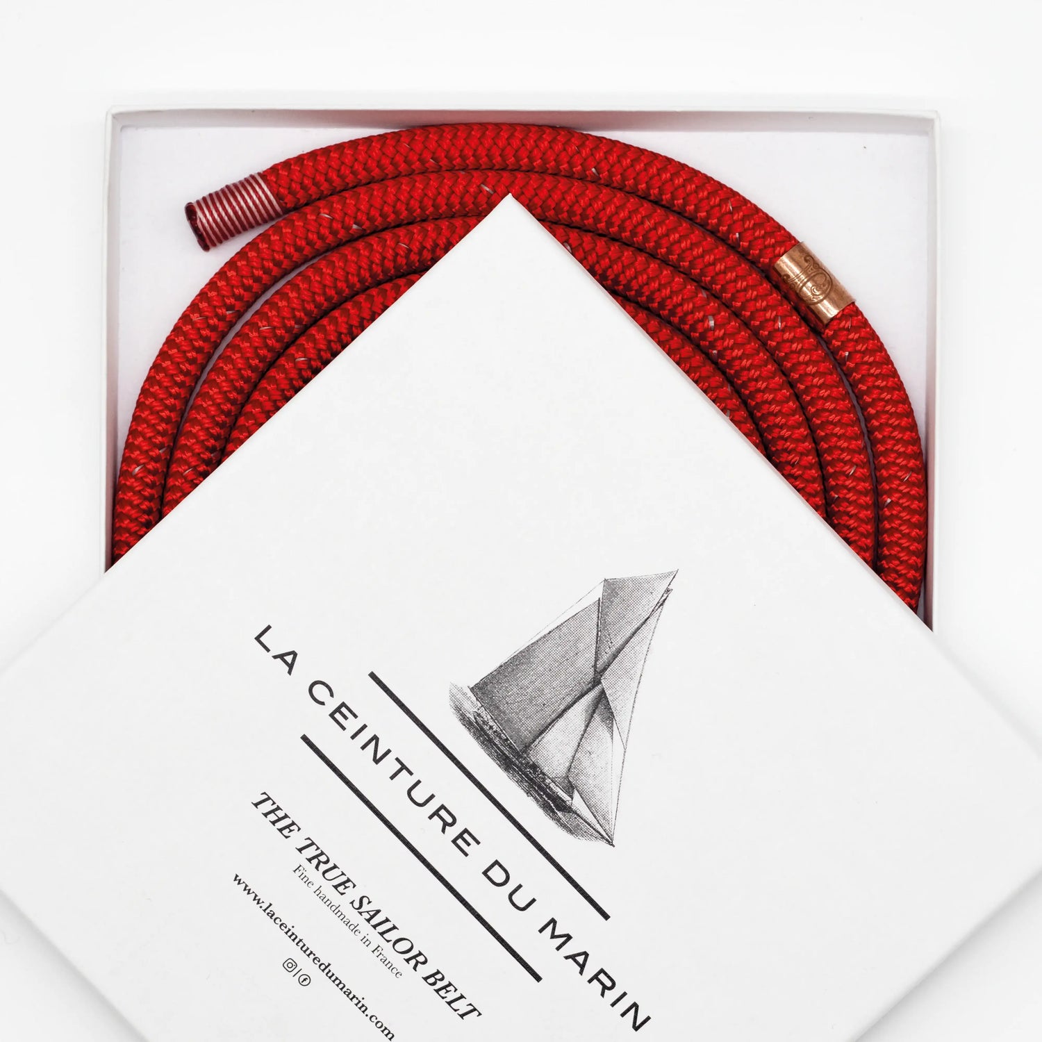 Ceinture en corde pour homme