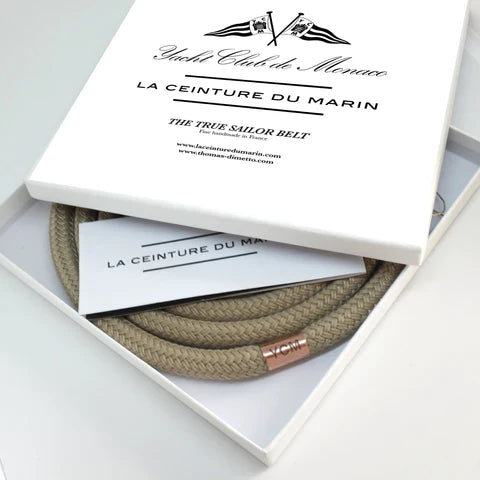 Ceinture en corde de bateau