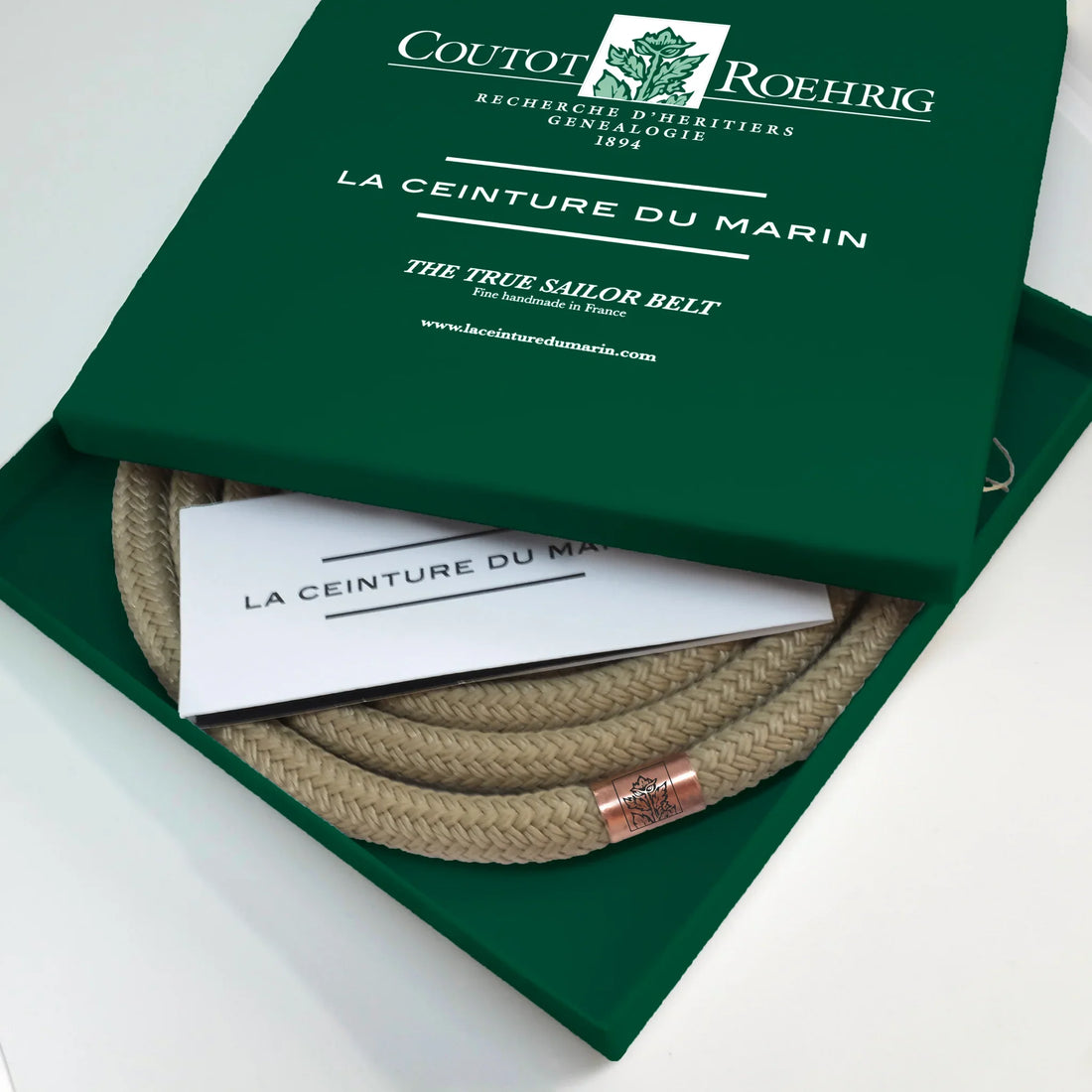 Ceinture en corde made in france