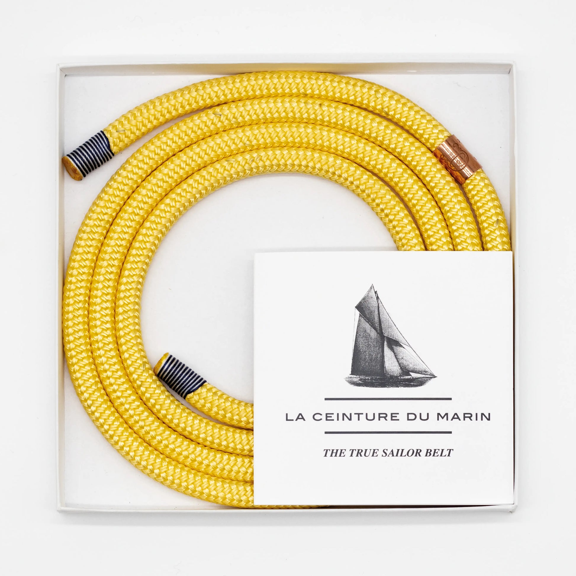 Ceinture en corde de bateau