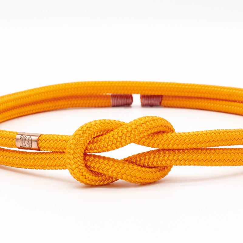 ceinture en corde de bateau orange