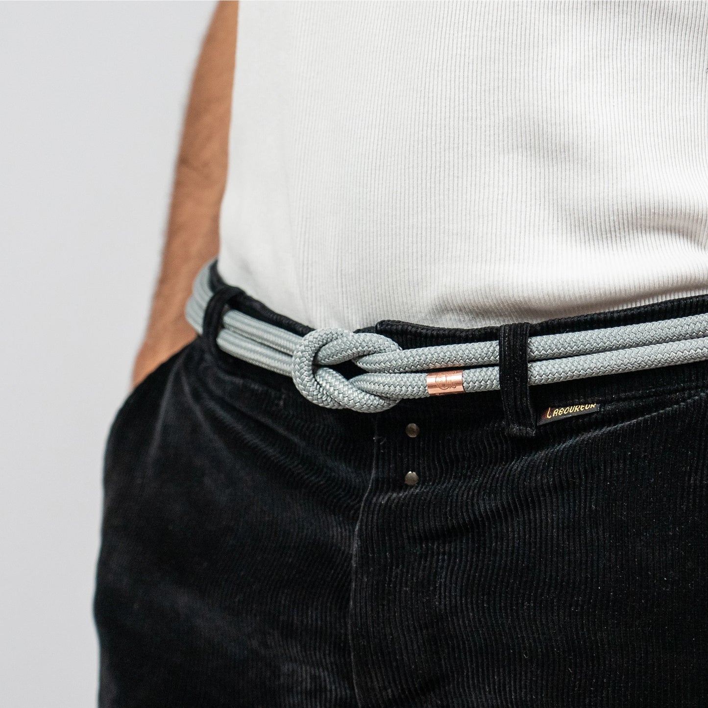 Ceinture en corde pour homme