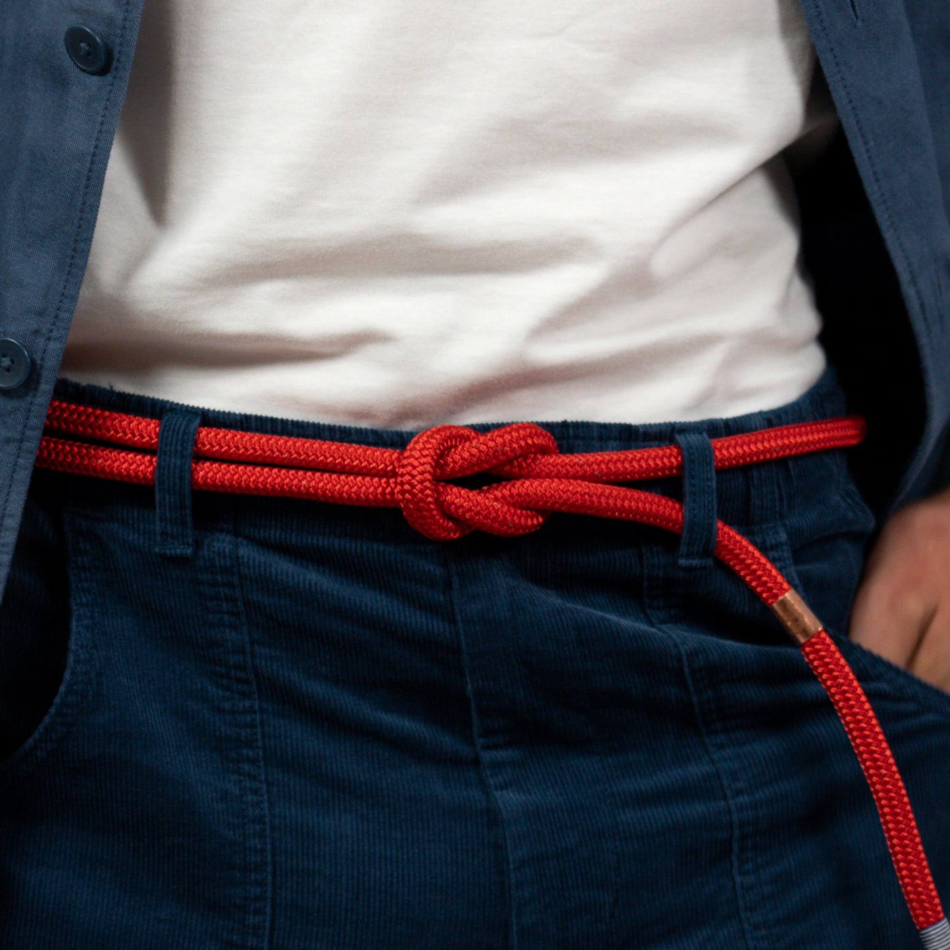 Ceinture en corde pour homme